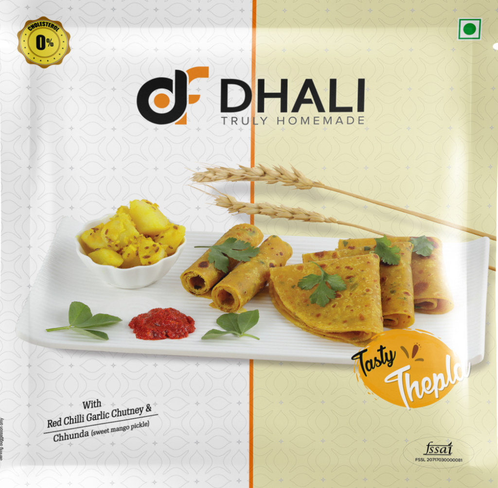 Dhali Foods Garlic Thepla